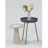 Table d'appoint ronde en métal