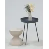 Table d'appoint ronde en métal
