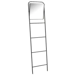 Miroir échelle en métal Porte serviette