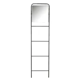 Miroir échelle en métal Porte serviette