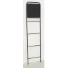 Miroir échelle en métal Porte serviette