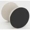 Table d'appoint ronde en métal Sablier