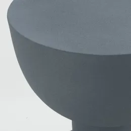 Table d'appoint ronde en métal Sablier