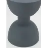Table d'appoint ronde en métal Sablier