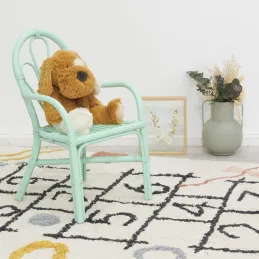 Fauteuil enfant en rotin Joseph