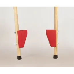 Paire d'échasses en bois 150cm