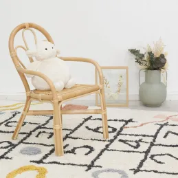 Fauteuil enfant en rotin Joseph