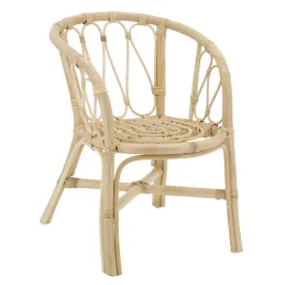 Fauteuil enfant en rotin Côme