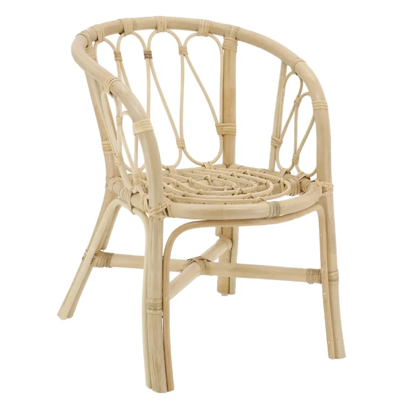 Fauteuil enfant en rotin Côme