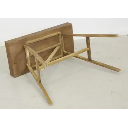 Table à rempoter en bois et métal