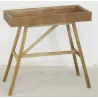 Table à rempoter en bois et métal