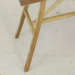 Table à rempoter en bois et métal