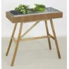 Table à rempoter en bois et métal