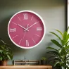 Horloge moderne Rose 36 cm