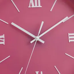 Horloge moderne Rose 36 cm