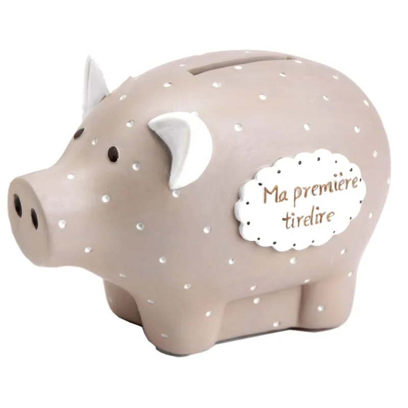 Cochon tirelire Ma première tirelire