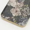 Plateaux rectangulaires en métal Fleurs retro (lot de 2)