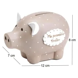 Cochon tirelire Ma première tirelire