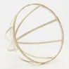 Cloche en bambou et filet blanc