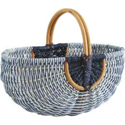 Duo de panier en rotin