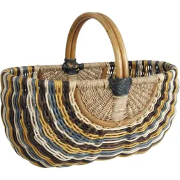 Duo de panier en rotin