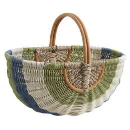 Duo de panier en rotin