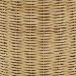Hotte murale en rotin naturel
