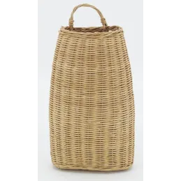 Hotte murale en rotin naturel
