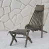 Chilienne bois EcoChair (coussin offert)
