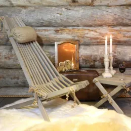 Chilienne bois EcoChair (coussin offert)