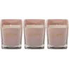 Bougie parfumée carrée Nude 7 cm (Lot de 3)