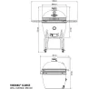 Barbecue grill Kamado en céramique haut de gamme (porte clés et gourde offerts)