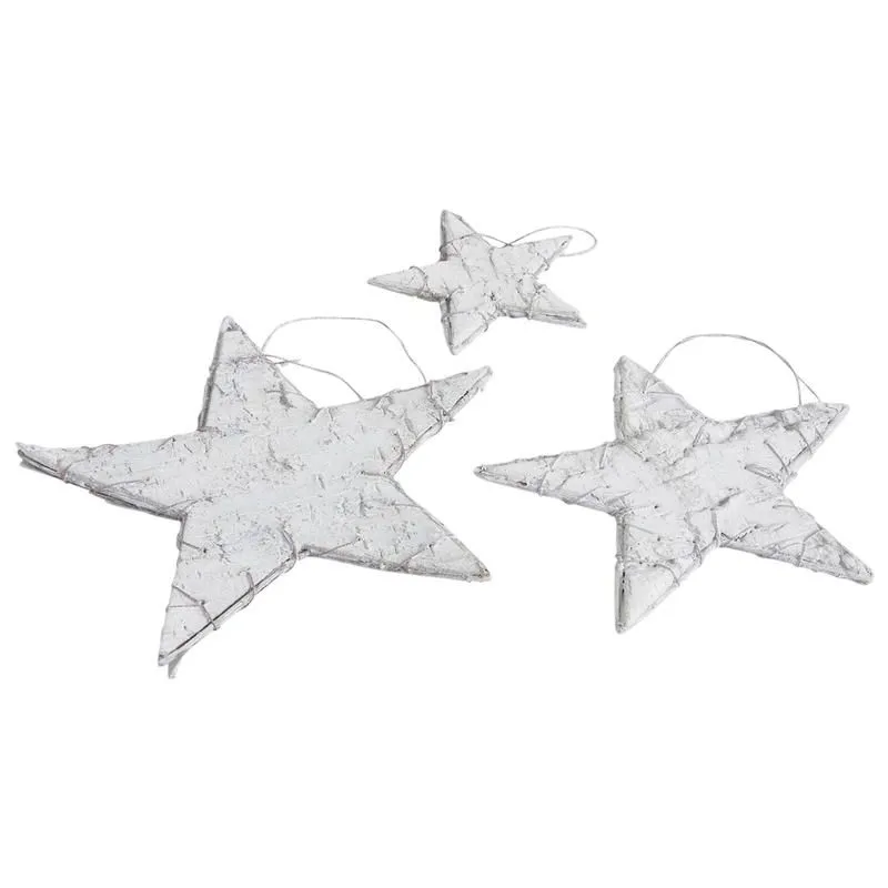 Étoiles de noël à suspendre (Lot de 3)