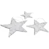 Étoiles de noël à suspendre (Lot de 3)