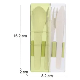 Set de couverts à emporter Eco concept (Lot de 2)