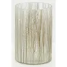 Photophore Herbes en verre doré