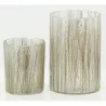 Photophores en verre Herbes dorées