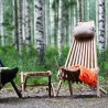Chilienne scandinave avec repose-pieds