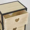 Commode 4 tiroirs en paulownia Lovely