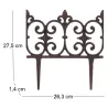 Bordure de jardin en fonte Valentine
