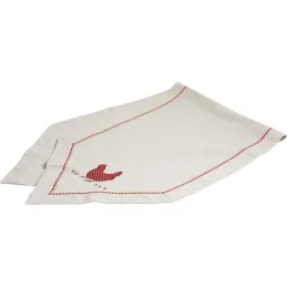 Chemin de table poule