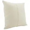 Coussin en coton beige à rivets