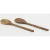 Paire de couverts en acacia