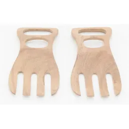 Paire de couverts en acacia
