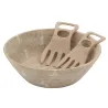 Paire de couverts en acacia