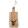 Grande planche à découper en bois d'acacia - Cerf