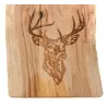 Grande planche à découper en bois d'acacia - Cerf