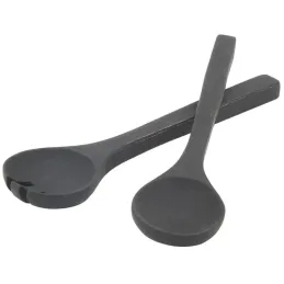 Paire de couverts à salade en bois d'acacia noir
