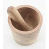 Mortier et pilon en bois d'acacia