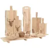 Mortier et pilon en bois d'acacia